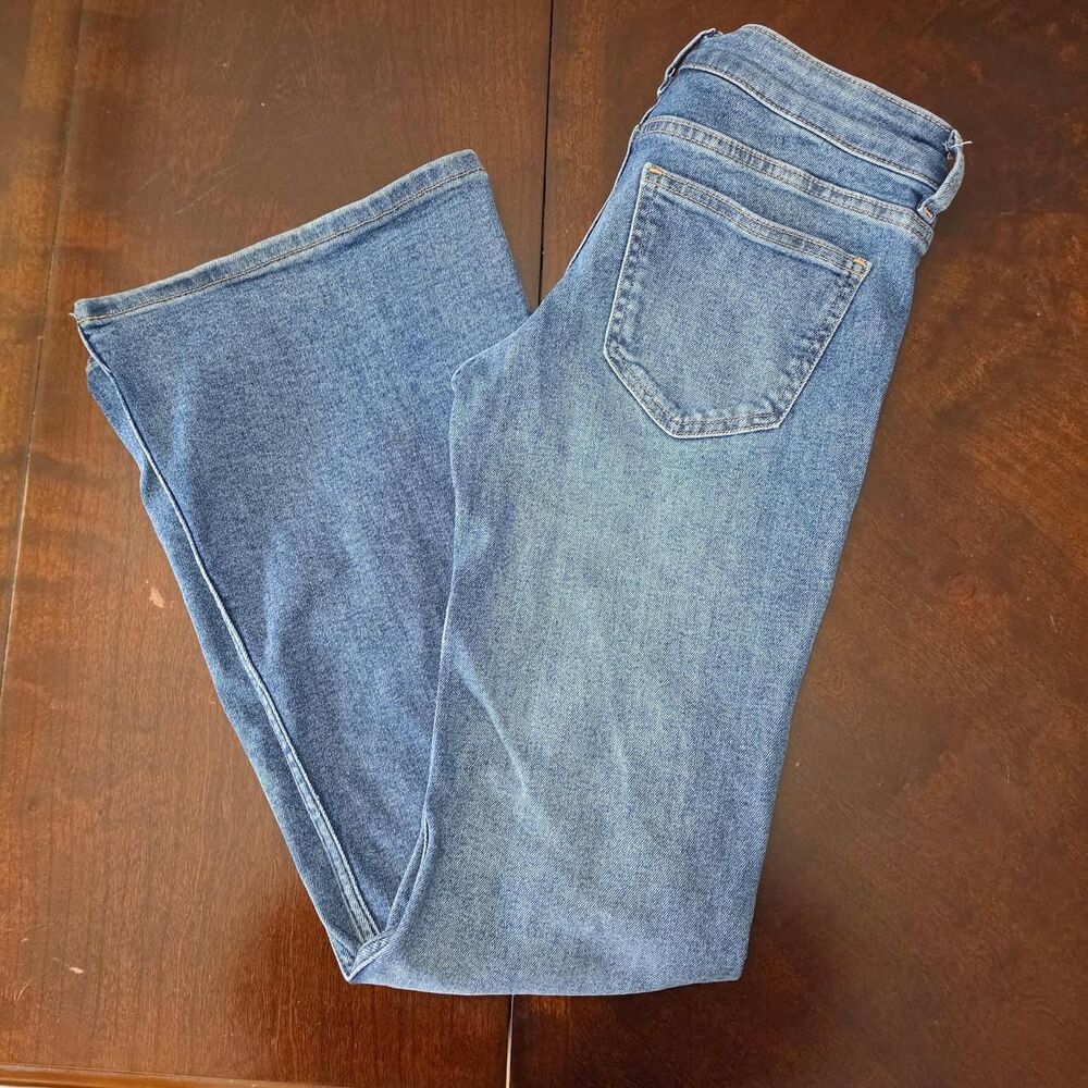 Low Rise Flare Denim